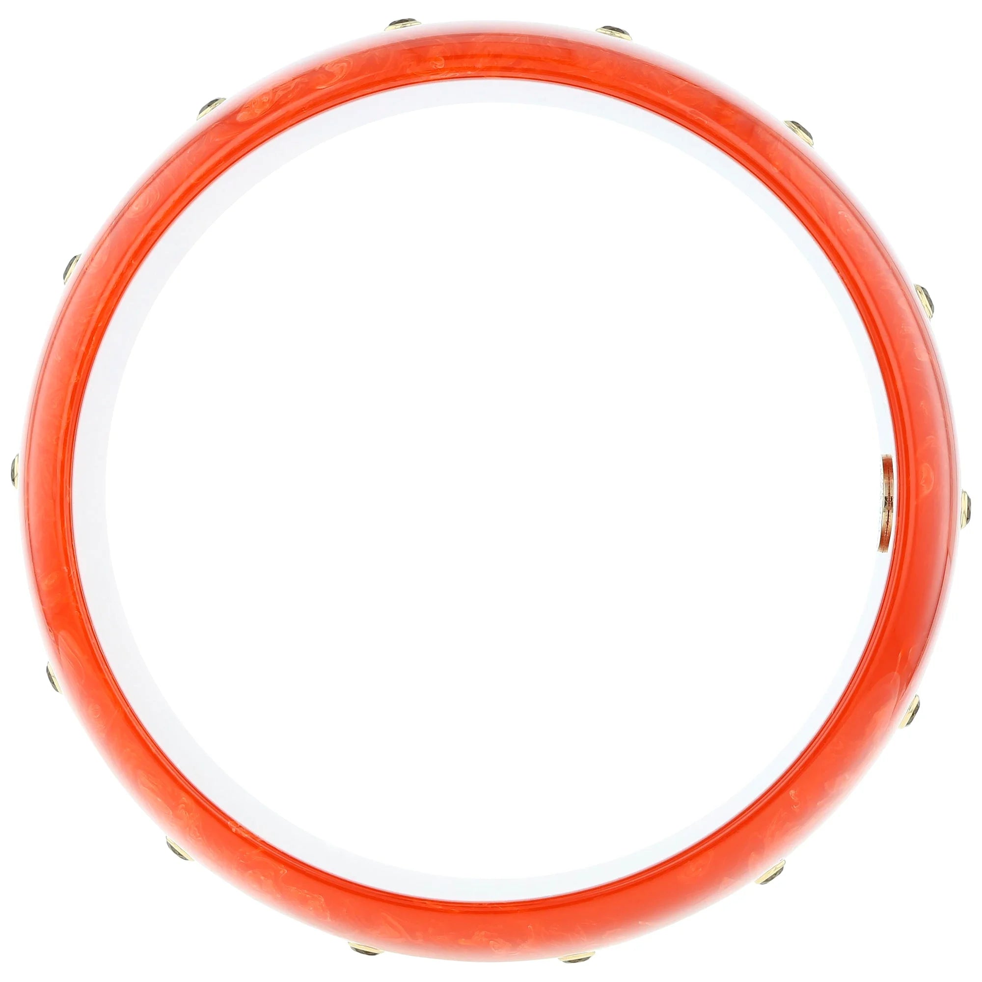 Beatrice Bangle | Bakelite With Inlay And Stones.