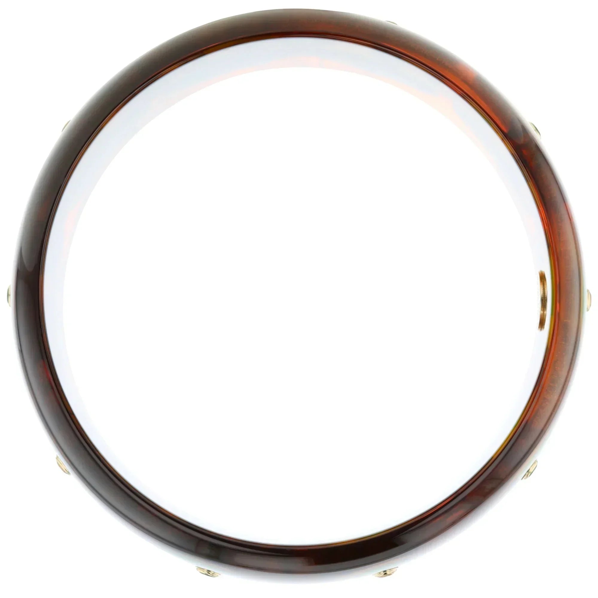 Candace Bangle | Uniquely marbled bakelite bangle with inlay and stones.