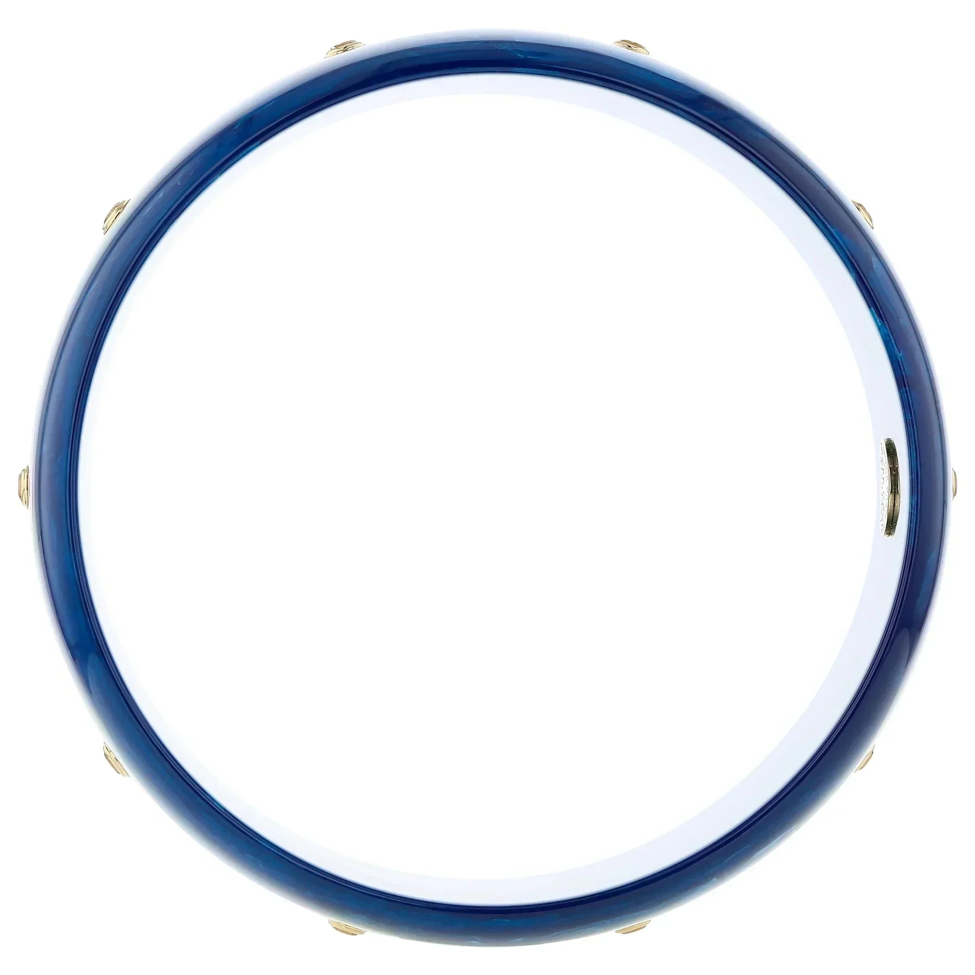 Candace Bangle | Bakelite bangle with striped circle inlay and stones.