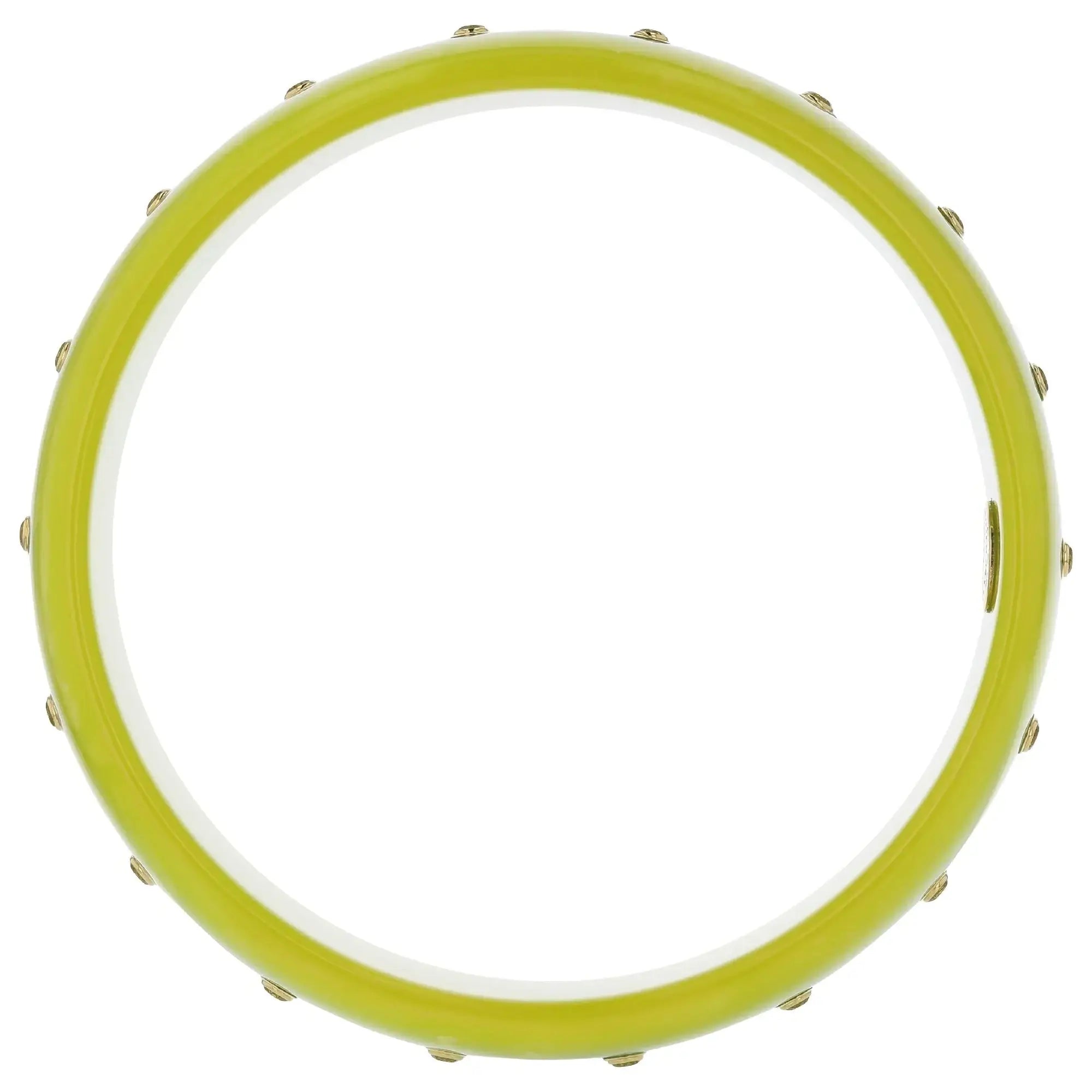 Cecily Bangle | Bright bangle with inlay and stones.