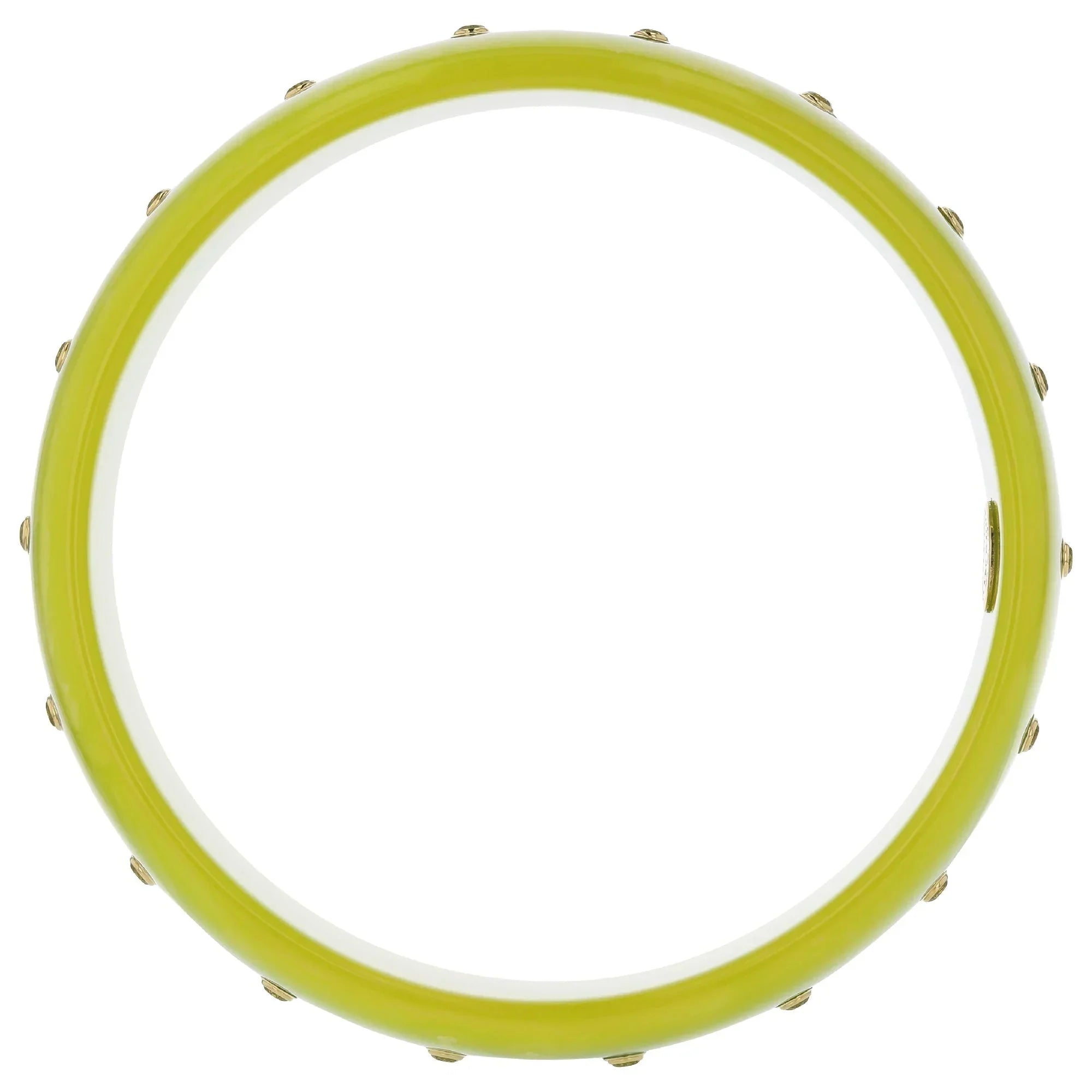 Cecily Bangle | Bright bangle with inlay and stones.