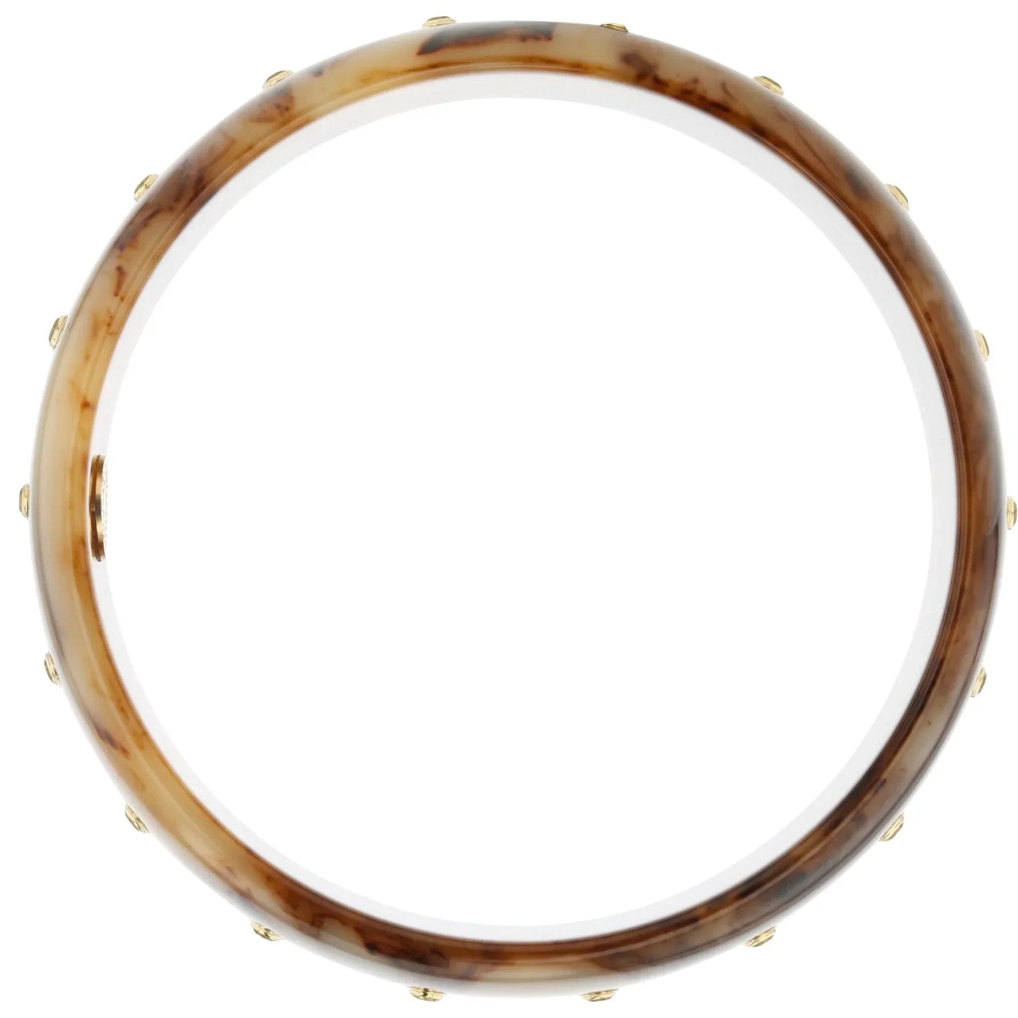 Daphne Bangle | Refined bangle with inlay and stones.