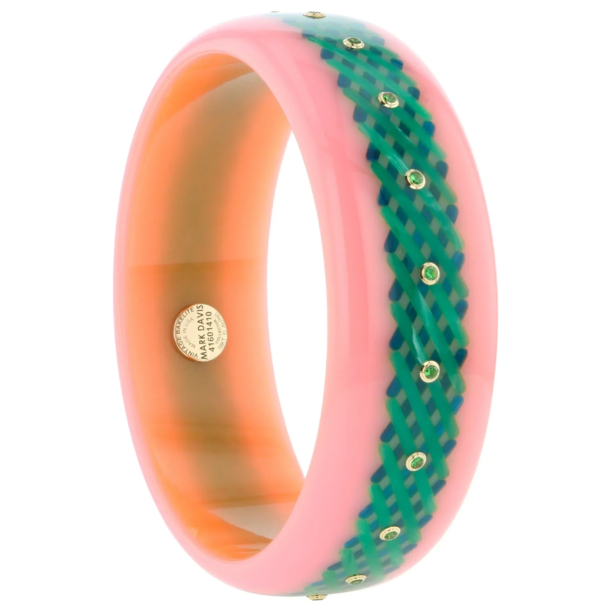 Elise Bangle | Crosshatch Inlay | Mark Davis