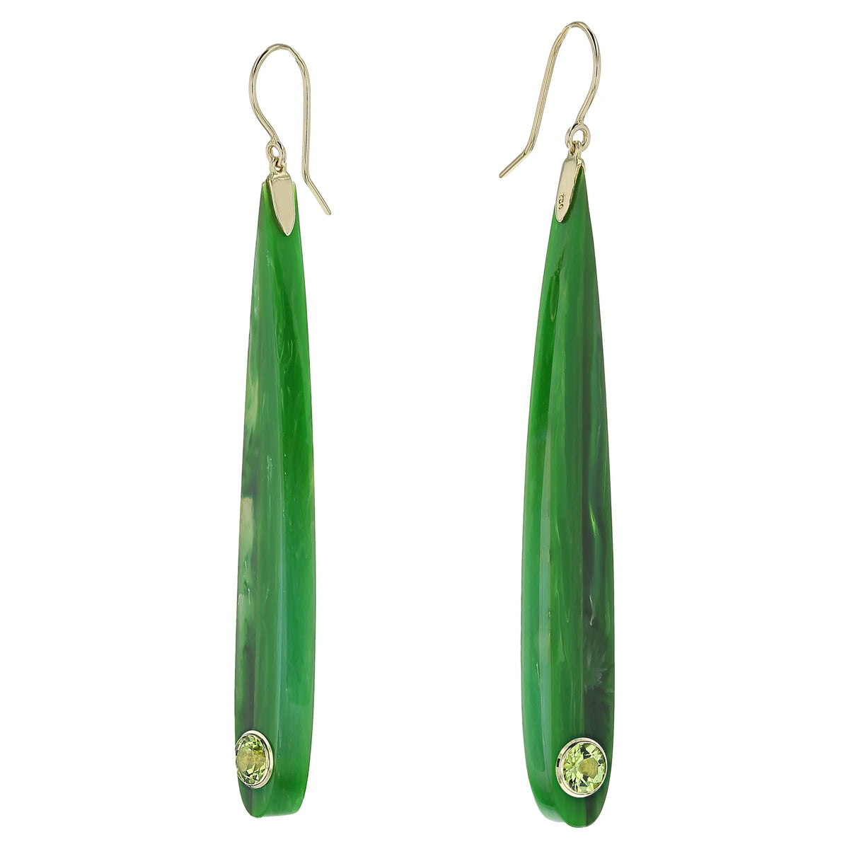 Lola Earrings | Bakelite with stones.