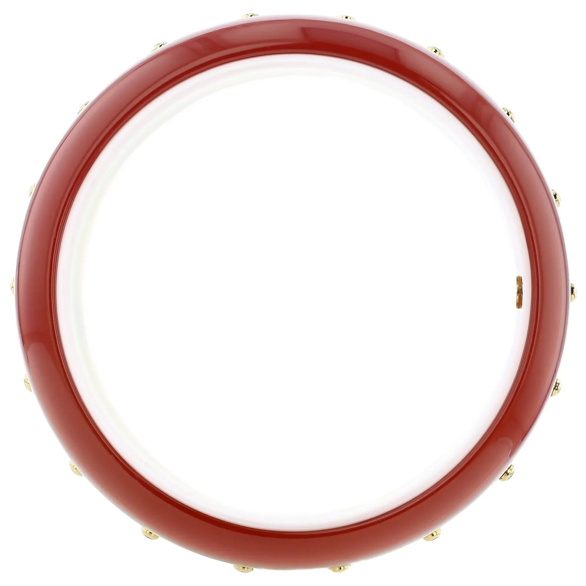 Phoebe Bangle | Bakelite with a spectrum of colors and stones.