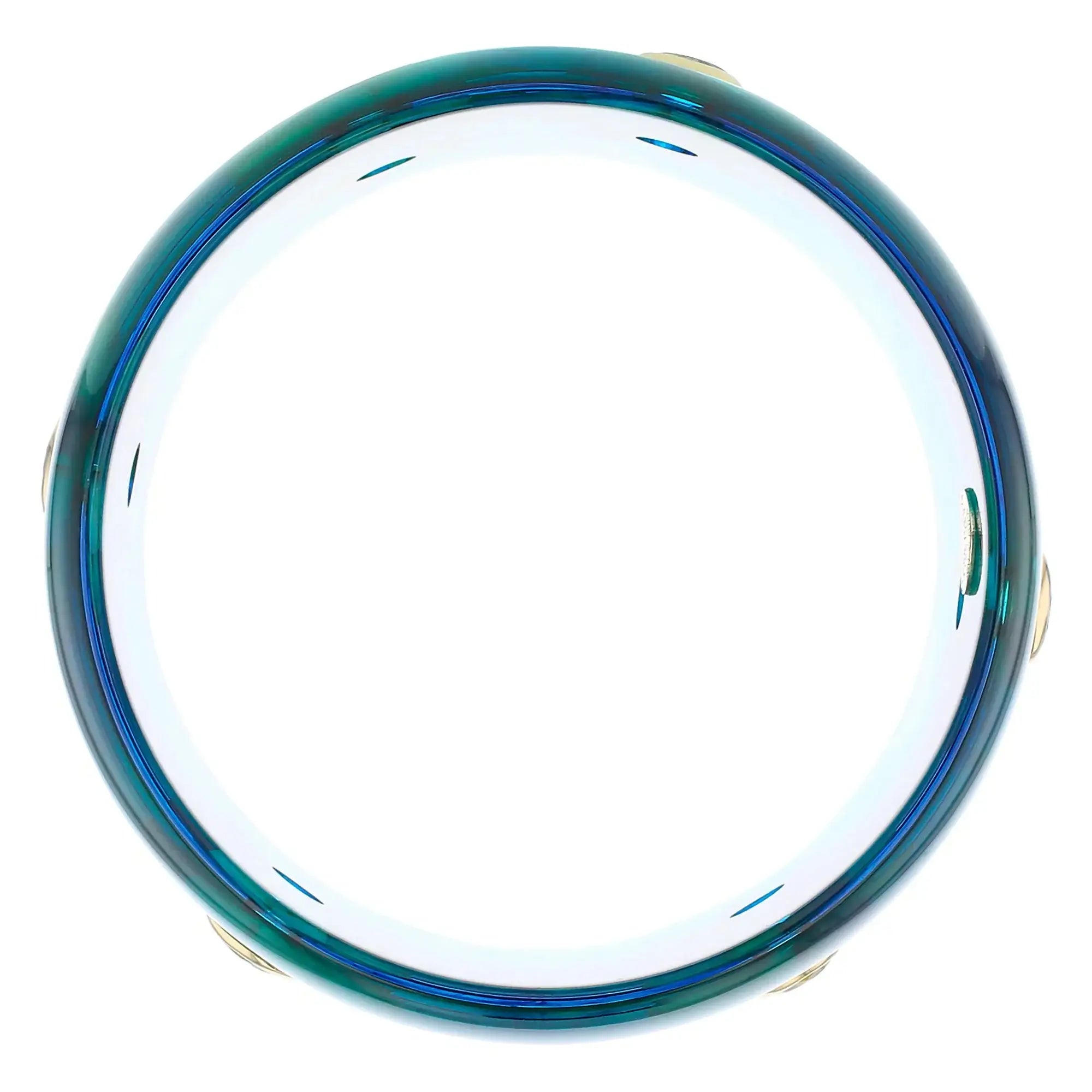 Blake Bangle | Blue Prystal bakelite with inlay and stones.