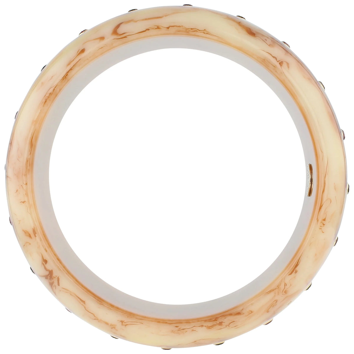 Bliss Bangle | Bakelite with inlay and stones. 