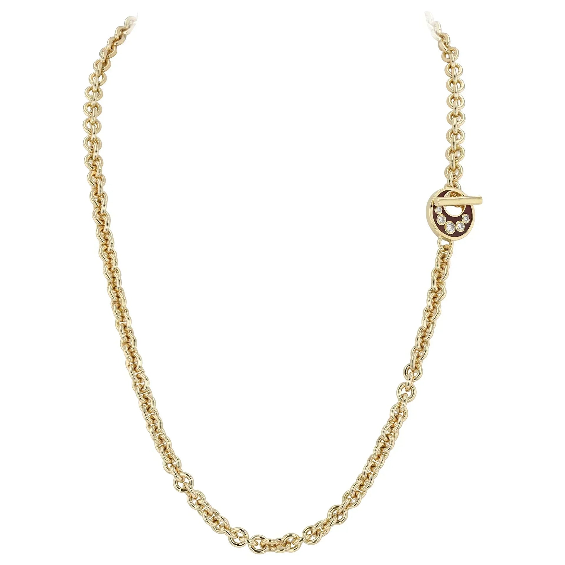 TEN.×CLANE PIN CABLE CHAIN NECKLACE クラネ Cable Chain Necklace - Gold – EDGE of EMBER