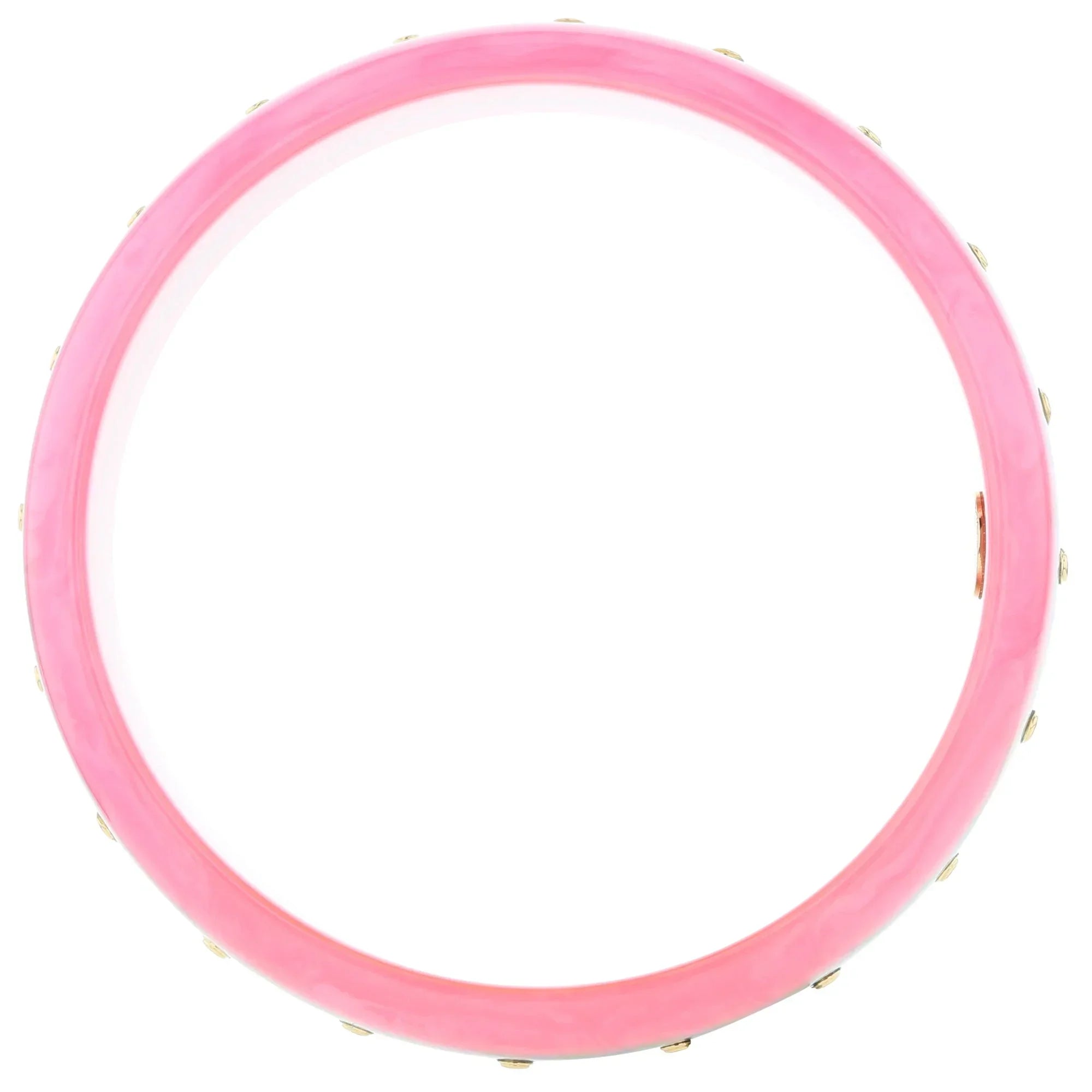 Elise Bangle | Bakelite with overlapping line pattern inlay and stones.