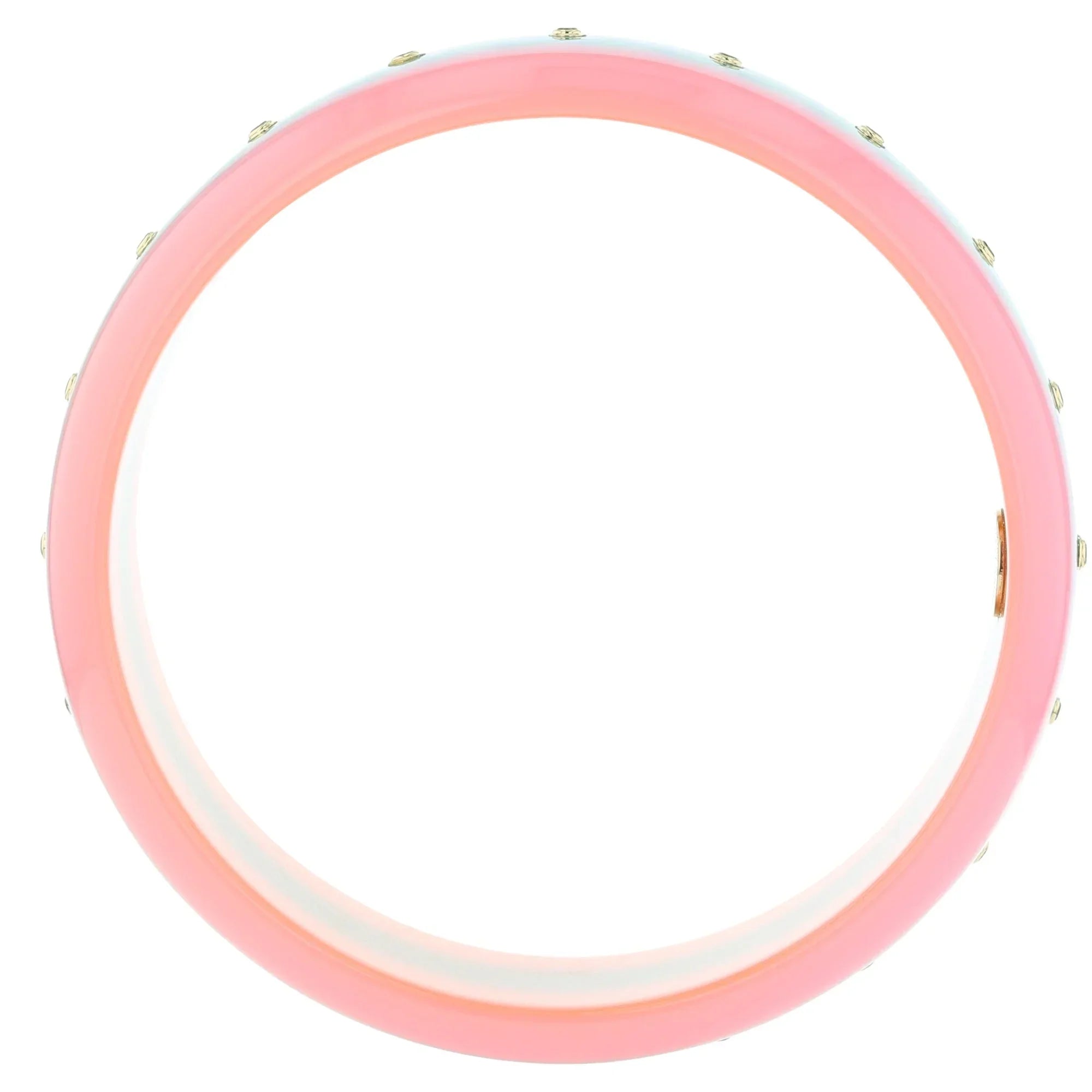 Elise Bangle | Bakelite with crosshatched lines inlay and stones.