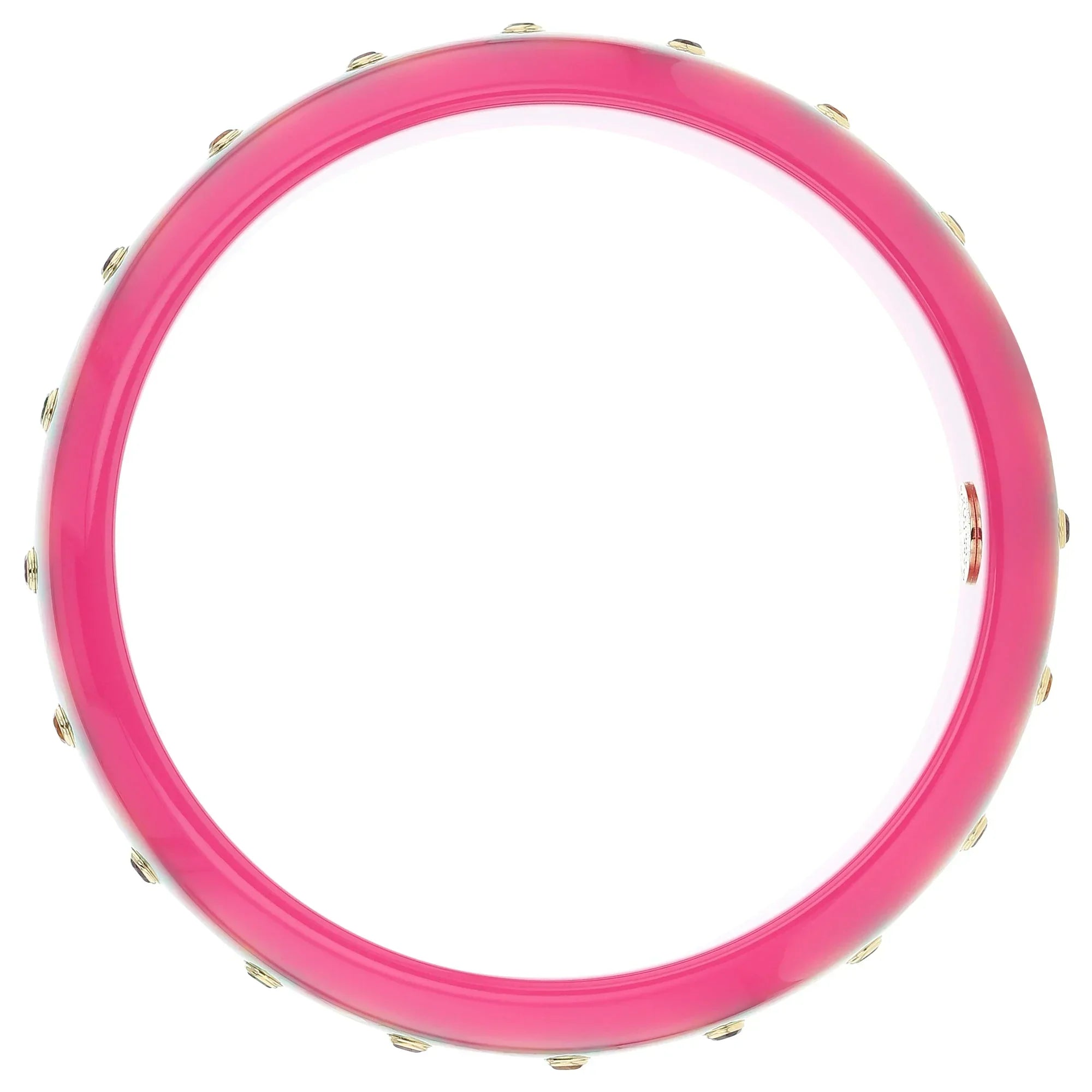 Elise Bangle | Bakelite bangle with inlay and stones, overlapping lines.