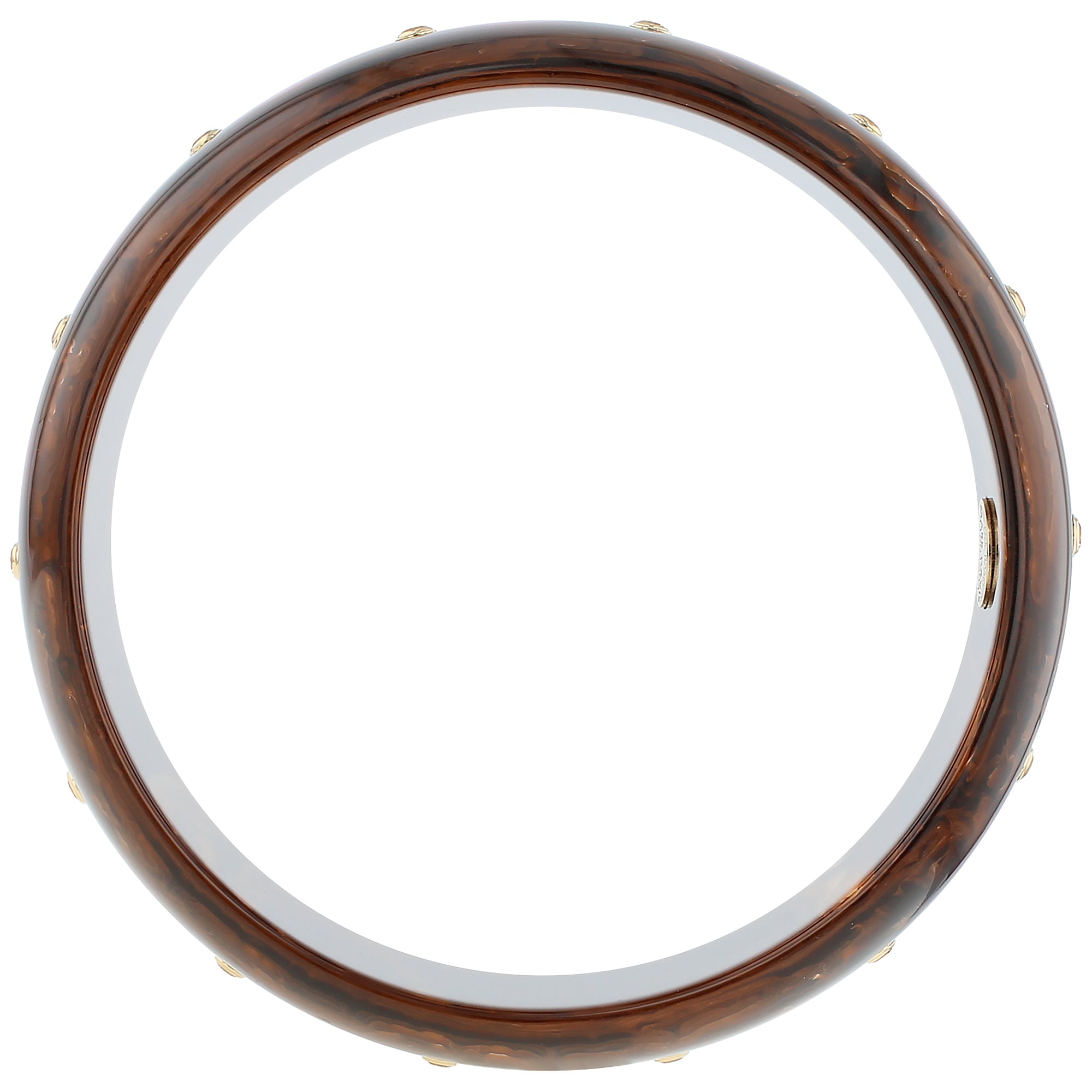 Mabyn Bangle | Bakelite with inlay and stones. 