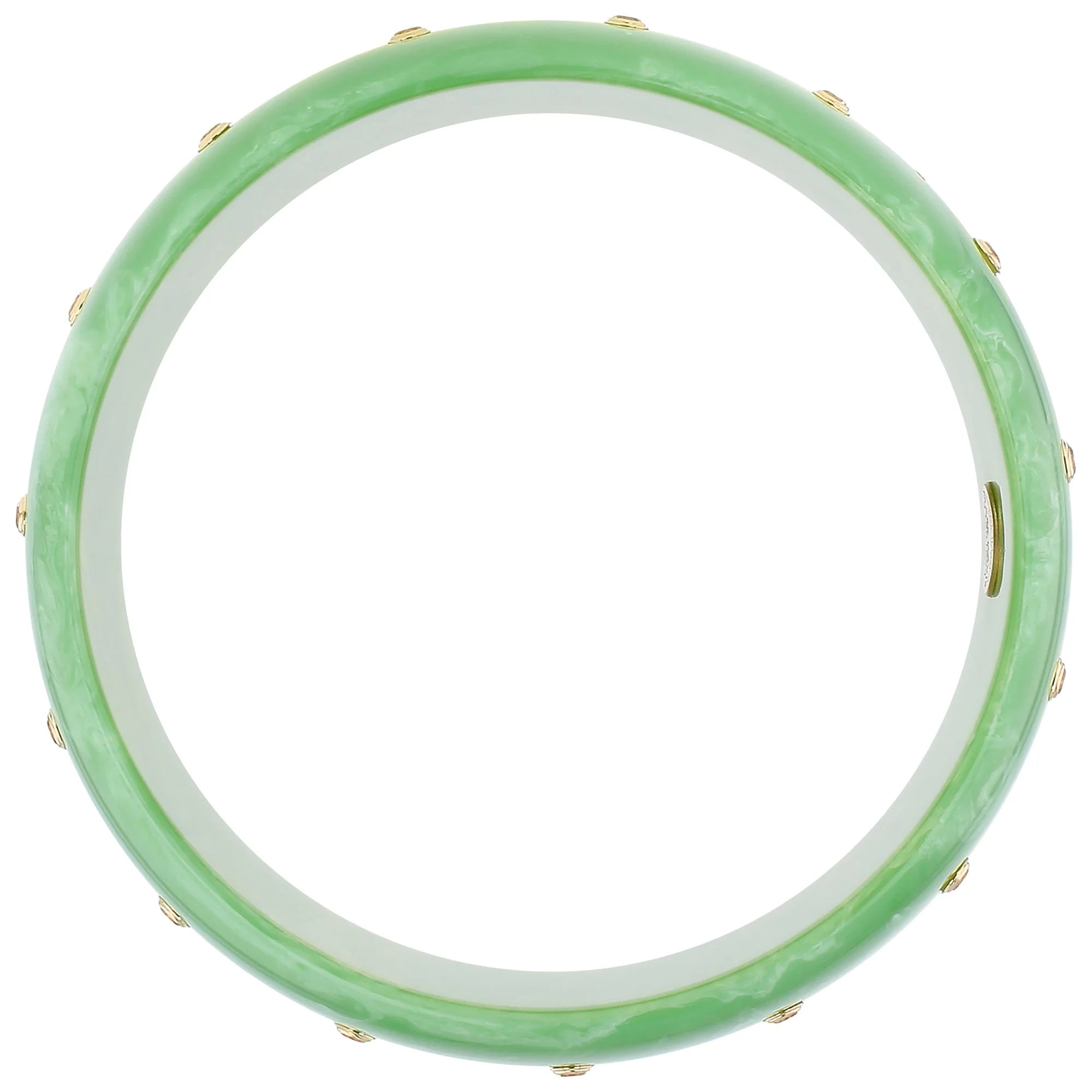 Madi Bangle | Bakelite with inlay and stones. 