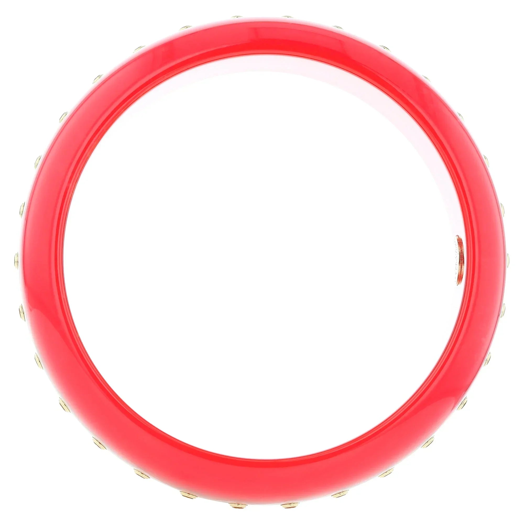 Presley Bangle | Bakelite with overlapping diamond pattern inlay and stones.