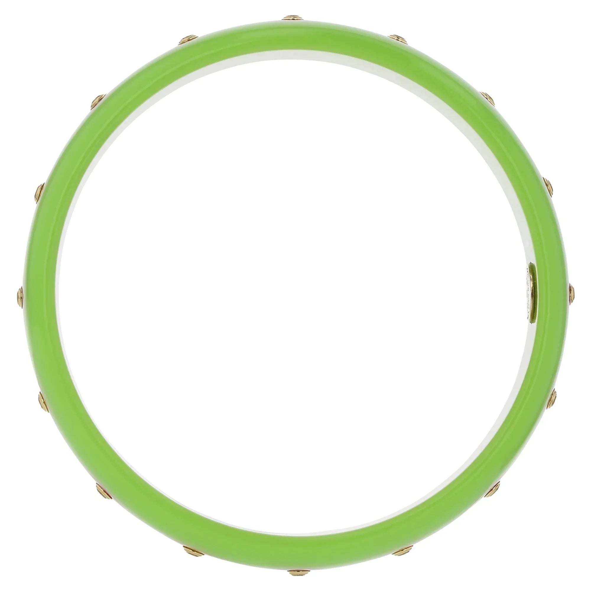Sophia Bangle | Expressive bakelite bangle with inlay and stones.