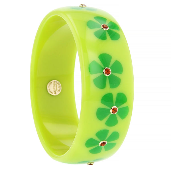 Camille Bangle | Charming bangle with inlay and stones.